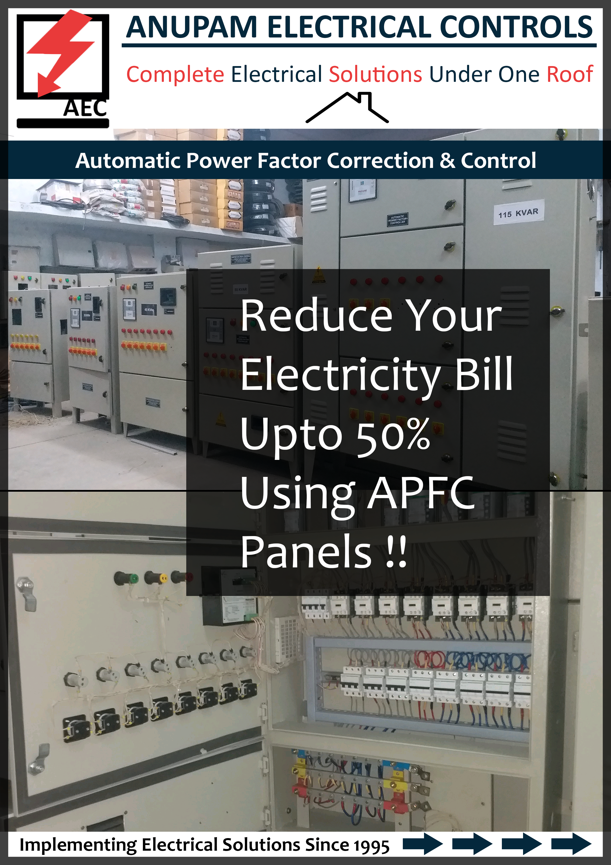 Automatic Power Factor Correction Control & Compensation by AEC